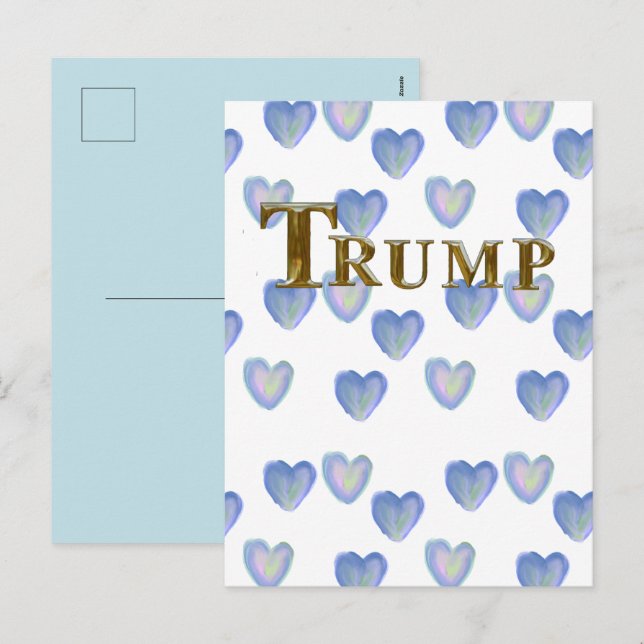 POSTAL FESTIVA TRUMP (Anverso / Reverso)