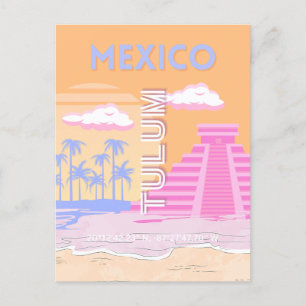 Postal Festiva Tulum, Viajes, Preppy