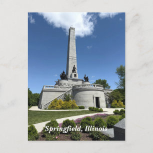 Postal Festiva Tumba Lincoln en Springfield, Illinois