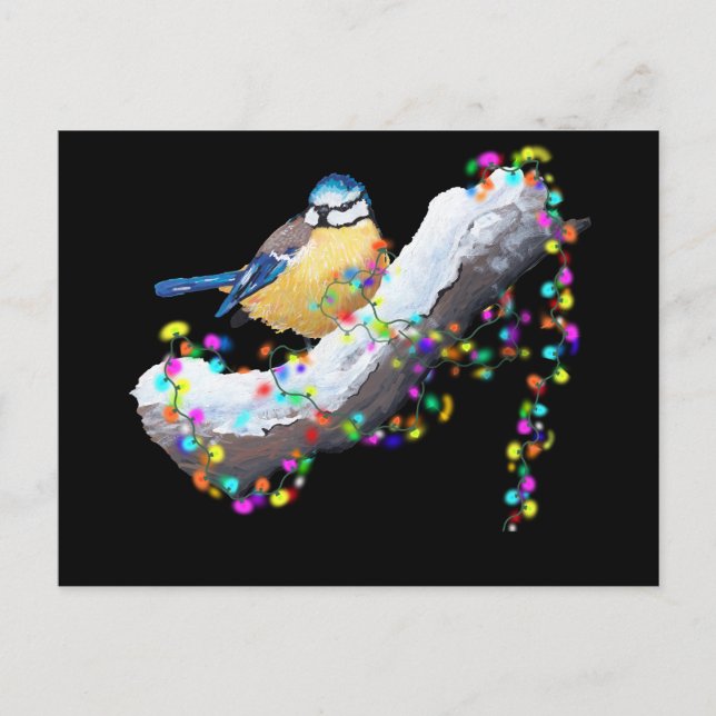 Postal Festiva Twinkle Twinkle Little Tit (Anverso)