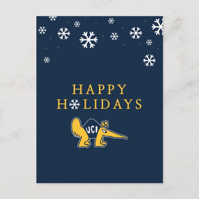 Postal Festiva UC Irvine | UCI Anteaters (Anverso)