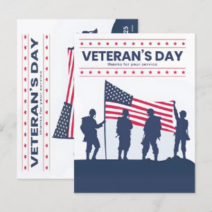 Postal Festiva Un Agradecimiento Sincero a Nuestros Veteranos – 2