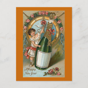 Postal Festiva Un Año Nuevo Feliz