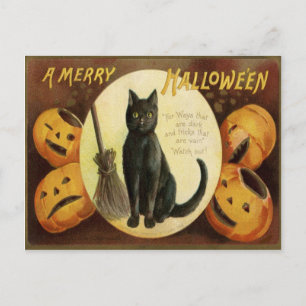 Postal Festiva Un Hallowe de Feliz