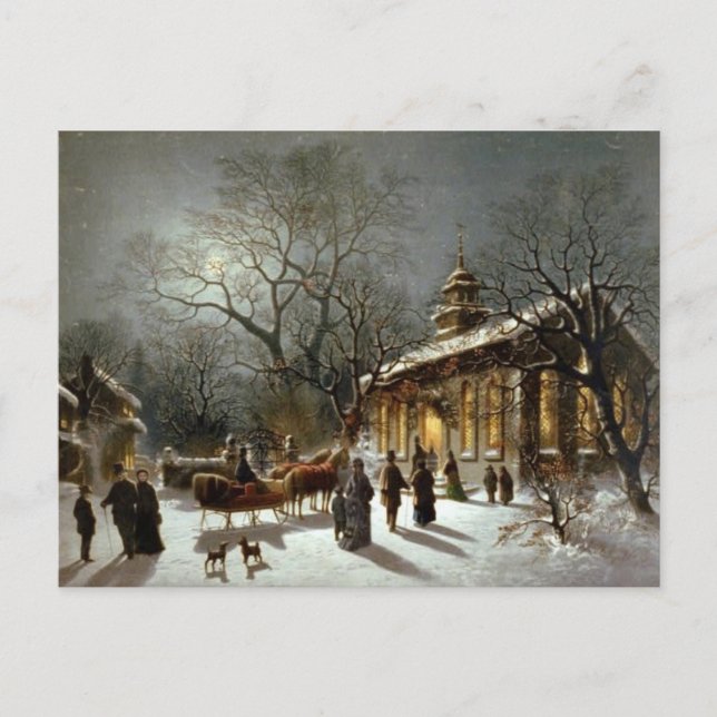 Postal Festiva Un lugar para los Navidades (Anverso)