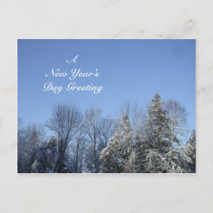 Postal Festiva Un saludo de Año Nuevo
