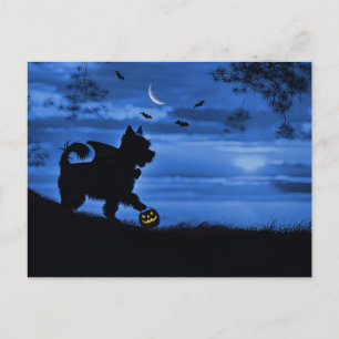 Postal Festiva Un truco o tratamiento adecuado para Halloween Yor