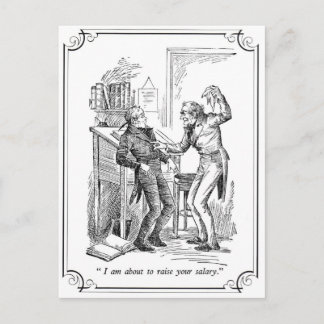 Postal Festiva Un villancico del navidad: Aumente su sueldo