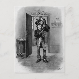 Postal Festiva Un villancico del navidad: Tim minúsculo