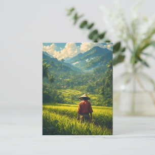 Postal Festiva Una cosecha pacífica