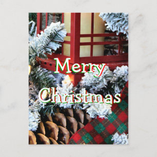 Postal Festiva Una linterna de Navidades 1558-1- personalizarla