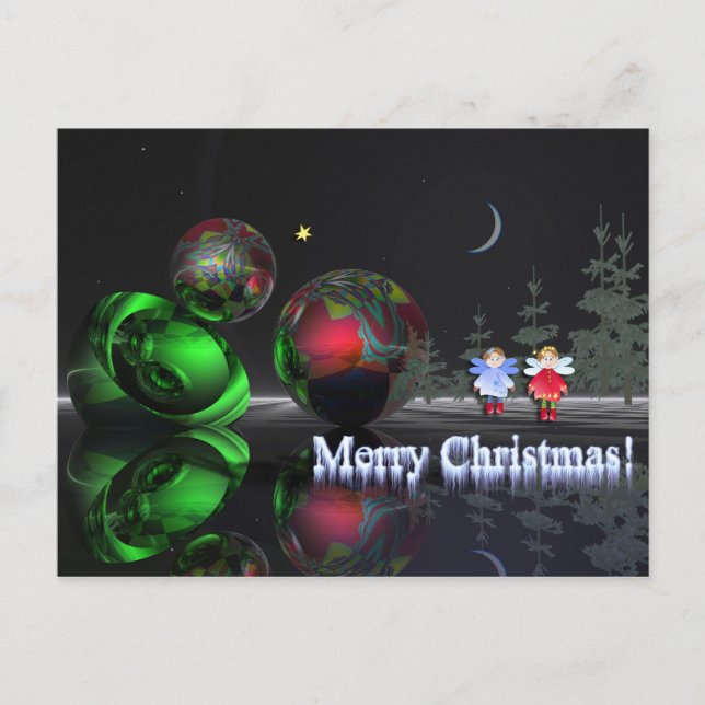 Postal Festiva Una noche mágica de navidades (Anverso)