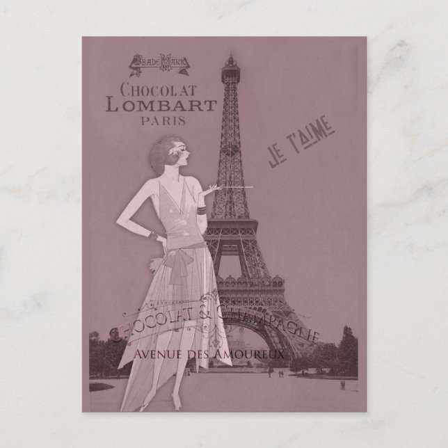 Postal Festiva Una noche para recordar San Valentín (Anverso)