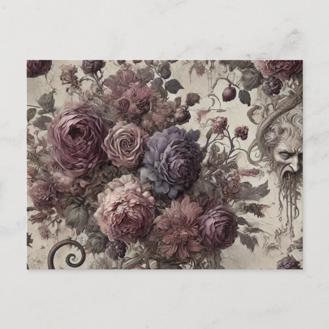 Postal Festiva Una repulsión desdeñosa - Victoria gótica (Anverso)