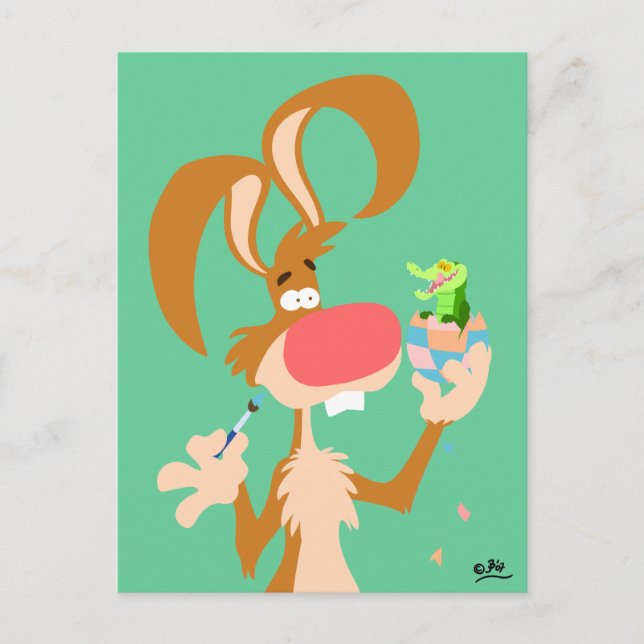 Postal Festiva Una sorpresa para Pascua :) (Anverso)