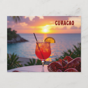 Postal Festiva Una tarde encantadora en CURACAO 