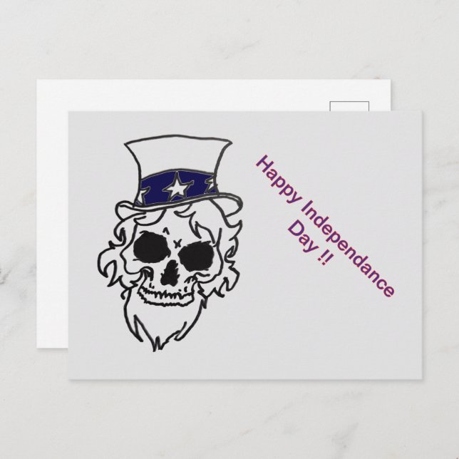Postal Festiva Undead Sam Greetings (Anverso / Reverso)