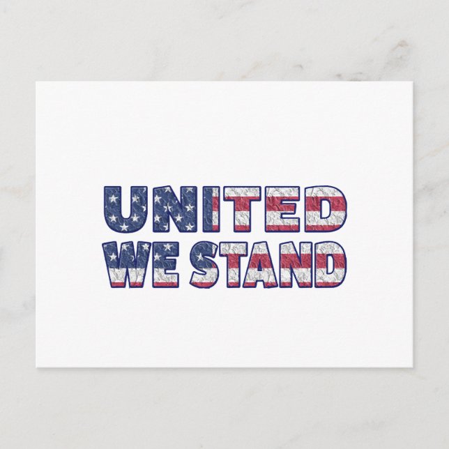 Postal Festiva Unidos, estamos (Anverso)