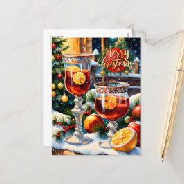 Postal Festiva Unique and joyful Christmas card
