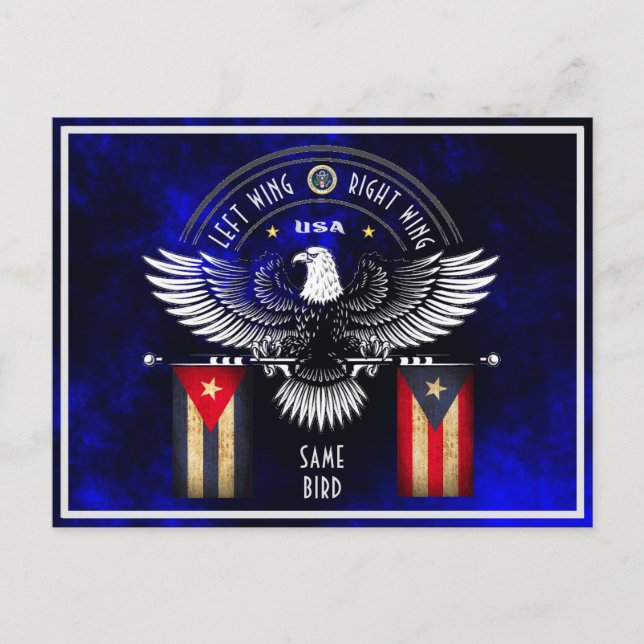 Postal Festiva Unity Postcard Estados Unidos, Puerto Rico y Cuba (Anverso)