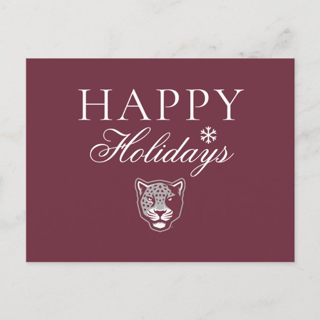Postal Festiva Universidad A&M de Texas-San Antonio | Jaguares (Anverso)