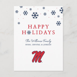 Postal Festiva Universidad de Misisipi   Script M