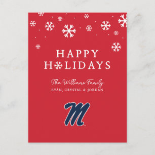 Postal Festiva Universidad de Misisipi   Script M