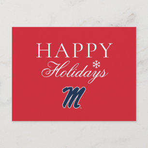 Postal Festiva Universidad de Misisipi   Script M