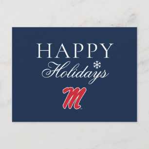 Postal Festiva Universidad de Misisipi   Script M