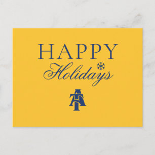 Postal Festiva Universidad Estatal de Carolina del Norte   Un log