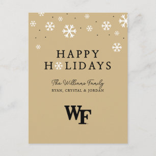 Postal Festiva Universidad Wake Forest   WF