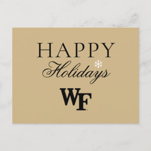 Postal Festiva Universidad Wake Forest   WF