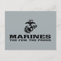 USMC "Los pocos, el orgulloso" logo negro apilado