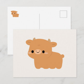 Postal Festiva Vaca de Jersey