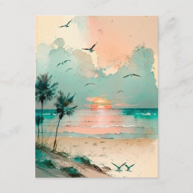 Postal Festiva Vacaciones (Anverso)