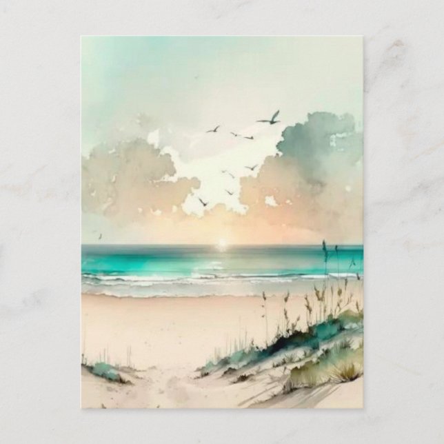 Postal Festiva Vacaciones (Anverso)