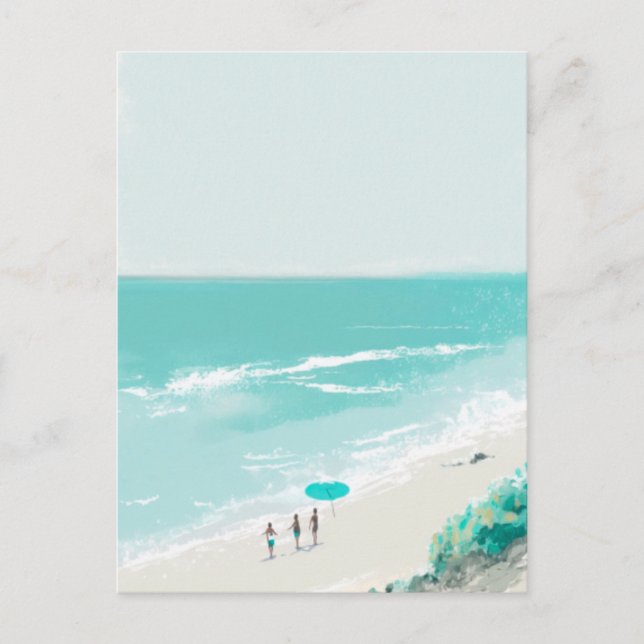 Postal Festiva Vacaciones (Anverso)