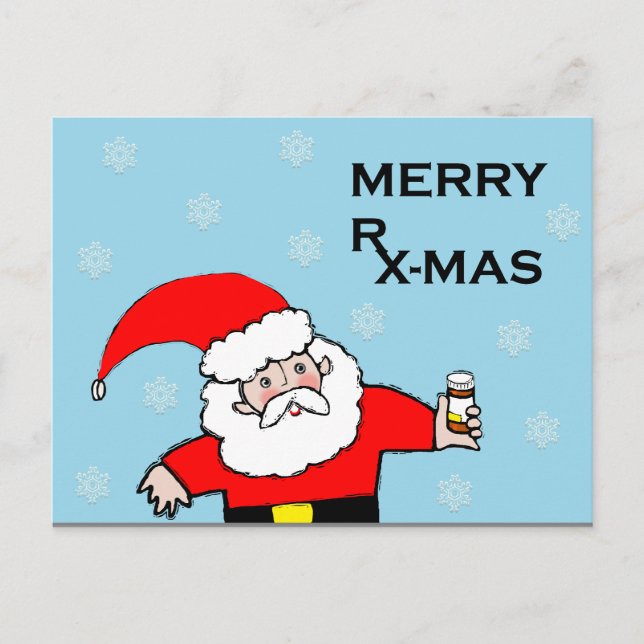 Postal Festiva vacaciones de farmacia (Anverso)