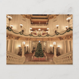 Postal Festiva Vacaciones de navidades en el Capitolio Estatal de