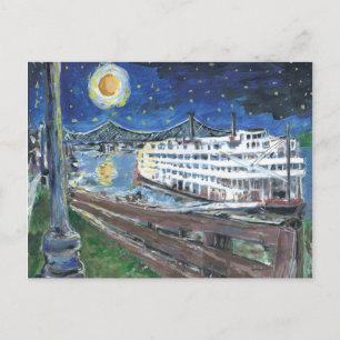 Postal Festiva Vacaciones de Starnight Riverboat