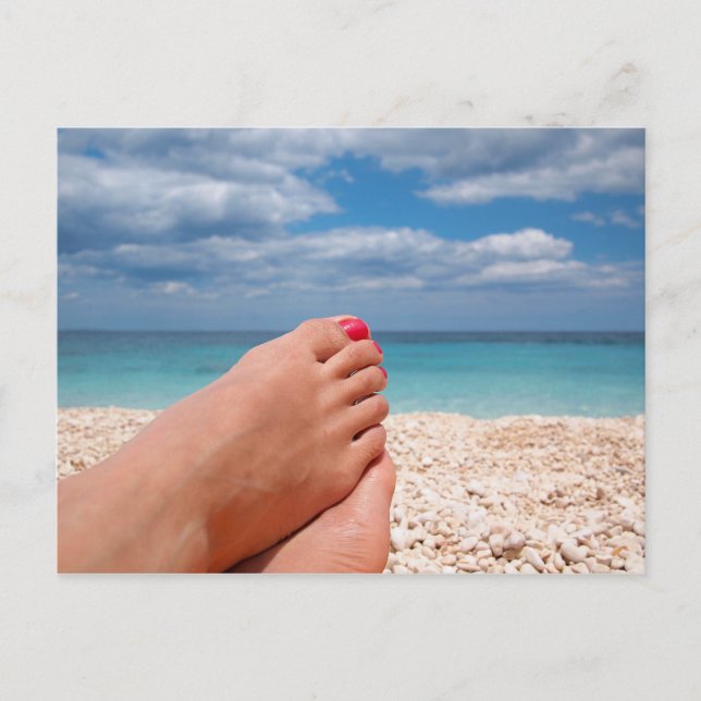 Postal Festiva Vacaciones de verano (Anverso)