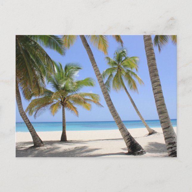 Postal Festiva Vacaciones en la playa (Anverso)