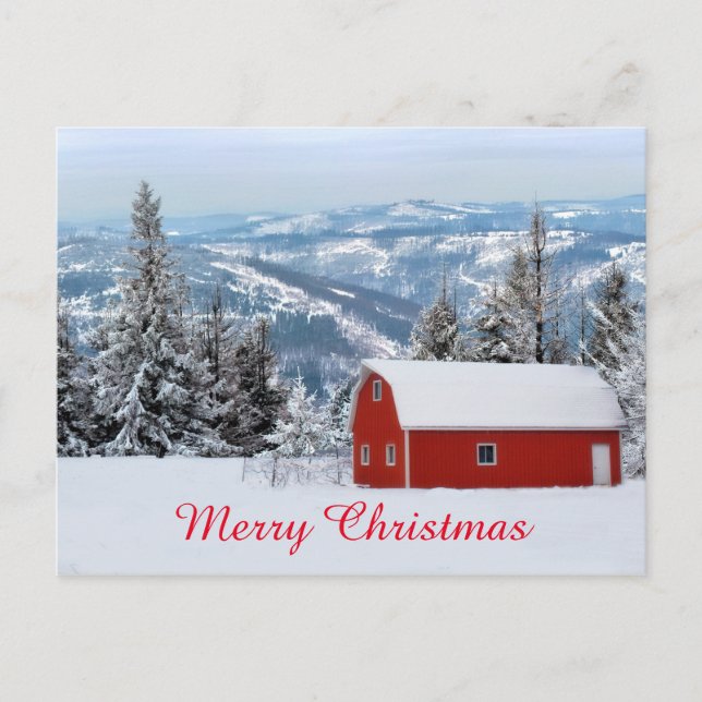 Postal Festiva Vacaciones invernales de los Navidades rusos de ni (Anverso)