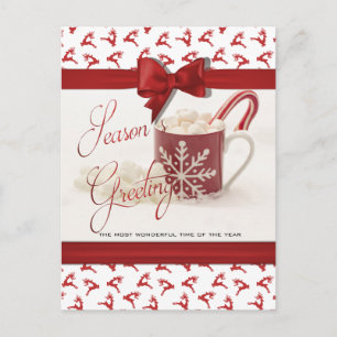 Postal Festiva Vacaciones para navidades, mejor momento del año