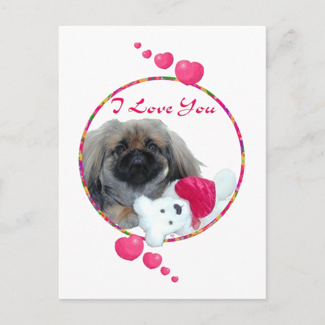 Postal Festiva Valentín de Pekín (Anverso)