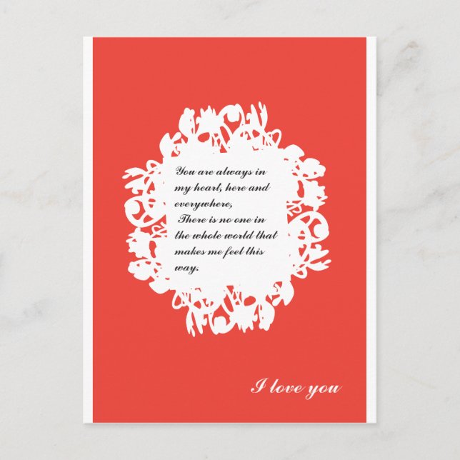 Postal Festiva valentinas-12 (Anverso)