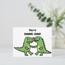 Valentinas de dinosaurios