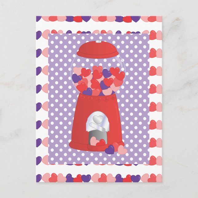 Postal Festiva Valentine Bubblegum (Anverso)