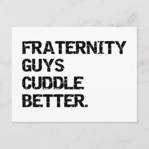 POSTAL FESTIVA VALENTINE GUYS CUDDLE MEJOR