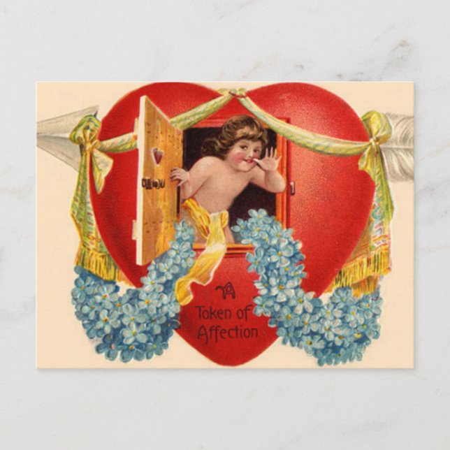 Postal Festiva Valentine Heart Window (Anverso)